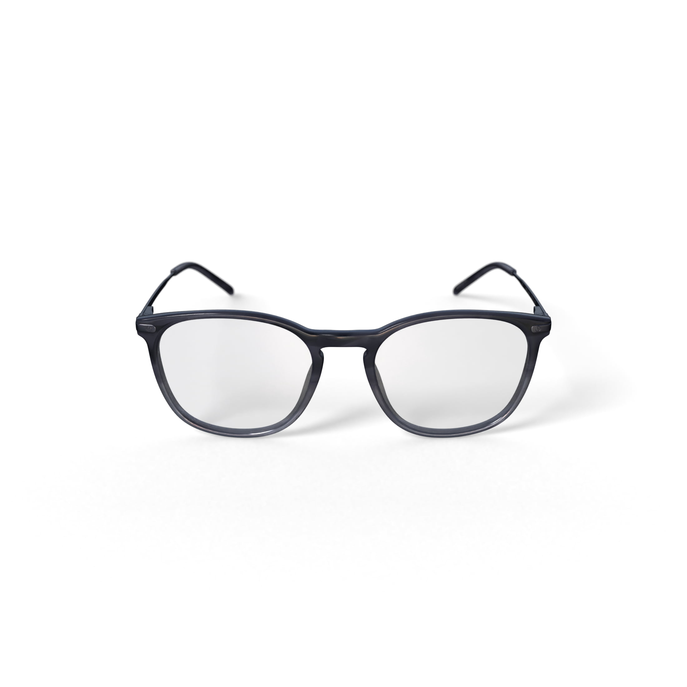 Walmart Men's Austin Rectangular Prescription Eyeglasses with Case, Gray Gradient