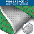 thumbnail image 4 of Green Bigfoot and Campfire Pattern Bathroom Rugs Sets 3 Piece,Toilet Cover Set,Absorbent Non Slip Bathroom Mats Sets with U-Shaped Contour Rug Toilet Rug Set, 4 of 5
