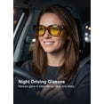 thumbnail image 3 of TINHAO Night Driving Glasses Fit Over Prescription Glasses Anti Glare Night Vision Glasses for Men Women, 3 of 8