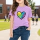 thumbnail image 5 of TaTaai School Season Cute Print Short Sleeve T-Shirt, Valentine's Day Casual Top, Unisex All Season Graphic Tee Gift, 5 of 8