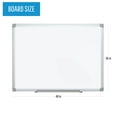 thumbnail image 2 of MasterVision Earth Melamine Dry-Erase Board Double-sided, 36" X 48", Aluminum Frame, 2 of 16
