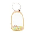 thumbnail image 6 of yotijay 2xPortable Figures Storage Bag PVC Clear Tiny Pouch Hanging Figure Storage Bag Pink, 6 of 9