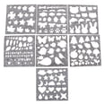 thumbnail image 1 of MasteelfCA 7 Pcs Felting Applique Mold Wool Felt Mold DIY Craft Needle Felting Craft Tools, 1 of 8