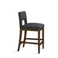 thumbnail image 5 of Home Square Fabric Counter Stool in Dark Gray Finish - Set of 3, 5 of 9