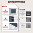 thumbnail image 2 of Allesin Cellular Shades Cordless Blackout Honeycomb Blinds for Indoor Windows, Thermal Insulated Window Shades Noise Reduction, Easy to Install, Perfect for Bedroom/Living Room, Blue 24" W x 36" H, 2 of 8