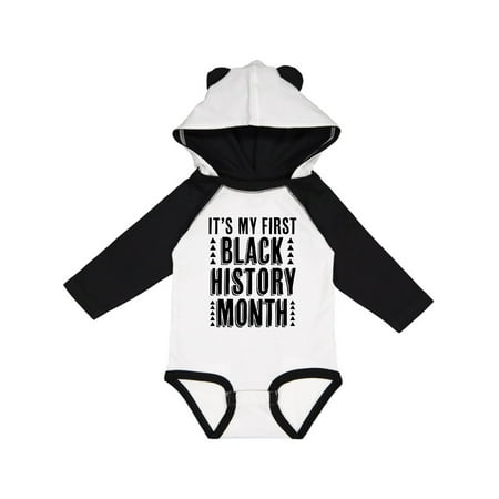 

Inktastic My First Black History Month Gift Baby Boy or Baby Girl Long Sleeve Bodysuit
