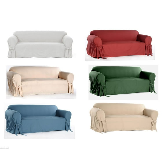 Cotton Duck Slipcover Sofa
