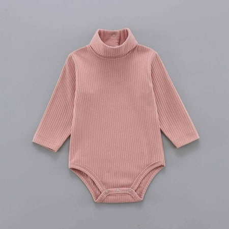 

Fall Deals Juebong Autumn Spring Baby Girls Boys Cute Romper Long Sleeve Button Sweatshirt Jumpsuits Pink 9-12 Months