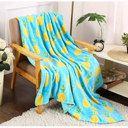 SummerTime Whimsy Plush Fleece Throw Blanket (50