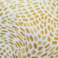 thumbnail image 2 of Matisse Dots Golden Yellow Throw Pillow 19x19 Square Polyfill Insert Woven Fabric, 2 of 4