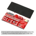 thumbnail image 5 of Unique Bargains PCI-E 1X to 16X Graphics Card Express Extender Riser Adapter Card with Power Cord USB3.0 6P Interface, 5 of 5