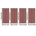 thumbnail image 2 of Winter Thermal Insulated Door Curtain with Pattern Fabric for Enhanced Warmth and Energy Efficiency in Cold Weather Curtain for Internal Doorways 2PCS, 2 of 4