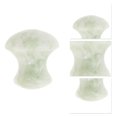 thumbnail image 3 of Unique Bargains 1 Pc Mushroom Head Face Massager for Beauty Parlor White Green Natural Jade, 3 of 4
