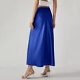 thumbnail image 4 of Sngxgn Skirts for Women with Shorts High Waist Pleated Skirts(Blue,S), 4 of 6