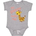 thumbnail image 3 of Inktastic My Glamma Loves Me Cute Giraffe Boys or Girls Baby Bodysuit, 3 of 5