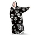 thumbnail image 1 of Manta de franela superlarga con mangas para hombre y mujer, Sudadera con capucha de invierno, jersey de lana gigante, manta de Tv de gran tamaño, 1 of 4