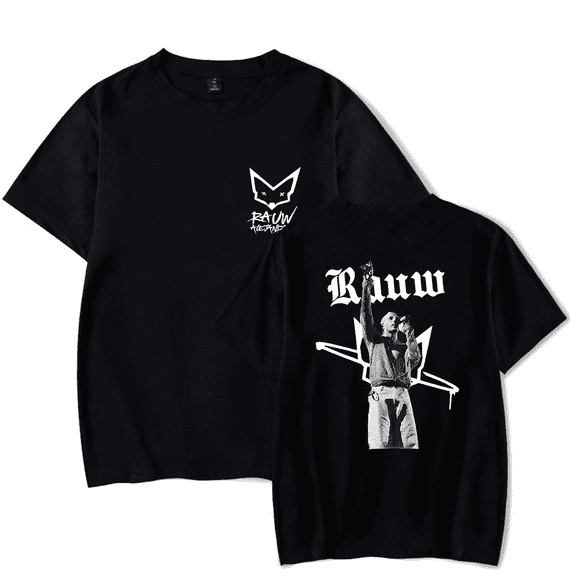 Rauw Alejandro MerchT-shirt HipHop Rapper Short Sleeve Fashion Cool Tshiets Unisex Men Women Merch T Shirt Top Tee
