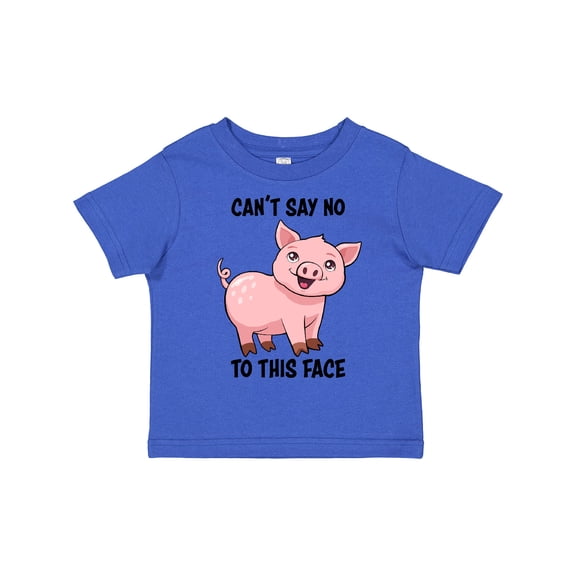 Inktastic Cant Say No to This Face Cute Pig Boys or Girls Toddler T-Shirt