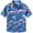 Sapphire Blue, variant on SSLR Big Boys Flamingos Hawaiian Shirt Button Down Shirt Short Sleeve Luau Shirt for Kids