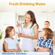 Coconut Shell CTO, Membrane Solutions Carbon Block Drinking Whole House Replacement Water Filter, 2.5 x 10, 5 Micron, 20 Pack
