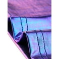 thumbnail image 5 of Metallic Crop Top for Women's One Shoulder Halloween Day Party Clubwear Shiny Holographic Tank Tops XS Blue Purple, 5 of 6