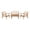 Acorn, variant on Linon Lathan 4-Piece Acacia Outdoor Conversation Set with Coffee Table, Loveseat & Chairs, Walnut/Gray