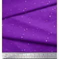 thumbnail image 3 of Soimoi Purple Cotton Duck Fabric Dots & Star Print Fabric by the Yard 42 Inch Wide, 3 of 3