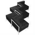 thumbnail image 2 of Flash Furniture Hercules Imagination 5 Pieces Reception Configuration in Black, 2 of 2