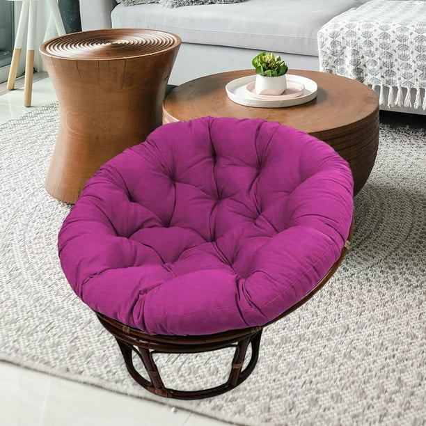 Cojin para silla hamaca 60cm x 60cm cama colgante para oficina y jardin silla tipo huevo columpio Violeta Cola Cojin del asiento Bodega Aurrera en linea