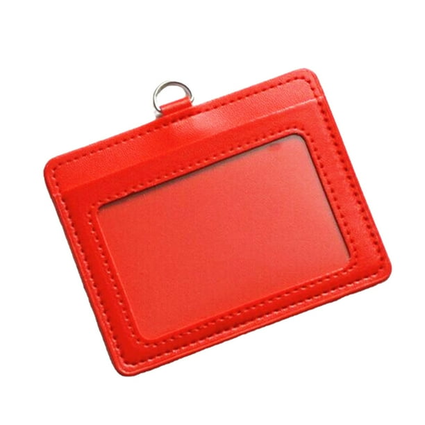 Sidaley 10 piezas cubierta de tarjeta de identificación carcasa protectora tarjetas de autobús manga Horizontal/rojo Type3 NO3
