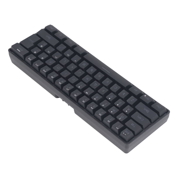 Teclado RGB, Conmutación De Una Tecla Teclado De 3 Modos 2.4G Inalámbrico Con Cable Recargable Para Computadora Portátil Para Teléfono