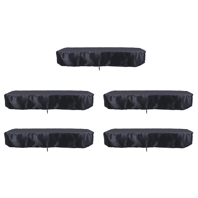 5pcs 8Ft Billiard Pool Table Cover with Drawstring Waterproof Table Cover for Rectangle Table, Black,5 x Pool Table Cover,Black
