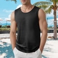 thumbnail image 4 of Hessimy Mens Moves Tank, Performance Tank for Men, Moisture-Wicking Tank Top, 4-Way Stretch（Black,XL), 4 of 6