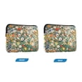 thumbnail image 7 of FORMRS 13-13.3 inch Laptop Sleeve Case Soft Carrying Quilted Computer Bag Cover, Beige Floral Garden, 7 of 7