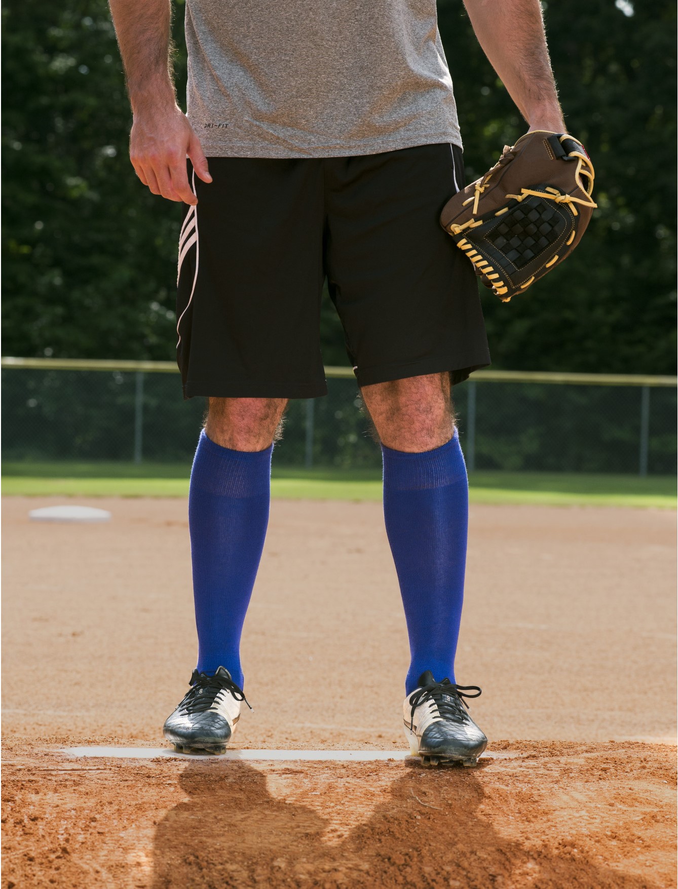 Sof Sole® Over-the-Calf Baseball Socks 2-Pack Red, Large Adult Men's 8-13