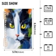 thumbnail image 3 of A5 Notebook, Single Back Sheet Printed on One Side, 60 Sheets An Oil Painting Cat, 3 of 8