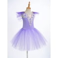thumbnail image 3 of Alvivi Kids Girls Ballet Tutu Skirt Lace Swan Lake Ice Skating Dress Ballerina Outfits, 3 of 7