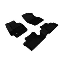 3D MAXpider-L1MZ01301509 Complete Set Custom Fit All-Weather Floor Mat for Select Mazda3 Models - Kagu Rubber (Black)