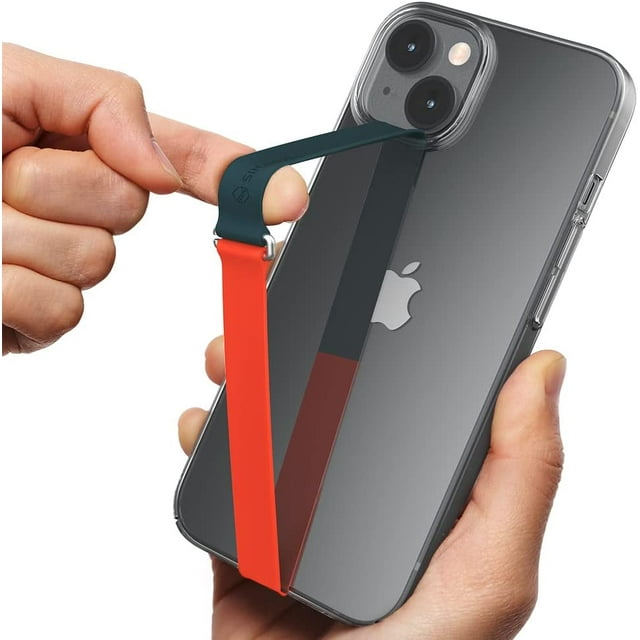 GHSDFBB Sangle de Cellulaire 3 en 1, Support de Téléphone Mobile Réutilisable pour Main avec Clip comme Boucle de Téléphone Support de Doigt pour iPhone 15 14 13 12 Séries & Samsung. Sinji Boucle Clip Deux Tons 210 Indigo Cor