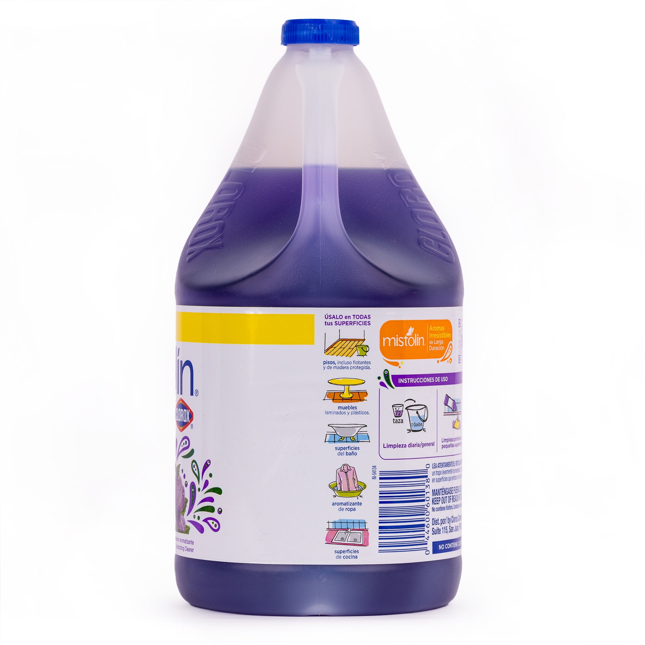 Mistolin Deodorizing Cleaner, Fragancia Frescura De Lavanda, 64oz Bottle