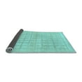 thumbnail image 2 of Ahgly Company Indoor Round Solid Light Blue Modern Area Rugs, 8' Round, 2 of 4