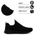 thumbnail image 2 of BUBUDENG Womens Slip-on Sneakers Athletic Walking Sneakers Lightweight Casual Running Gym Shoes Size 9 Black, 2 of 8