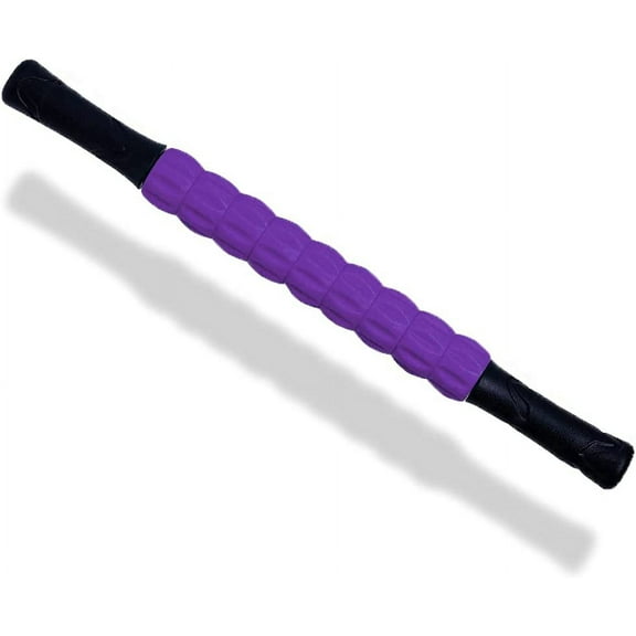 Muscle Roller, Lipo Roller Lymphatic Massager Lipo Massager After Surgery Recovery Muscle Roller Stick Muscle Roller for Legs Massager Roller for Muscles Deep Tissue, Lymphatic Drainage, Purple/Black