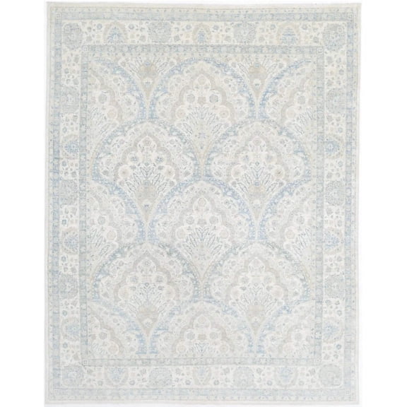Hand Knotted Fine Serenity Wool Rug - 7'9'' x 9'6''