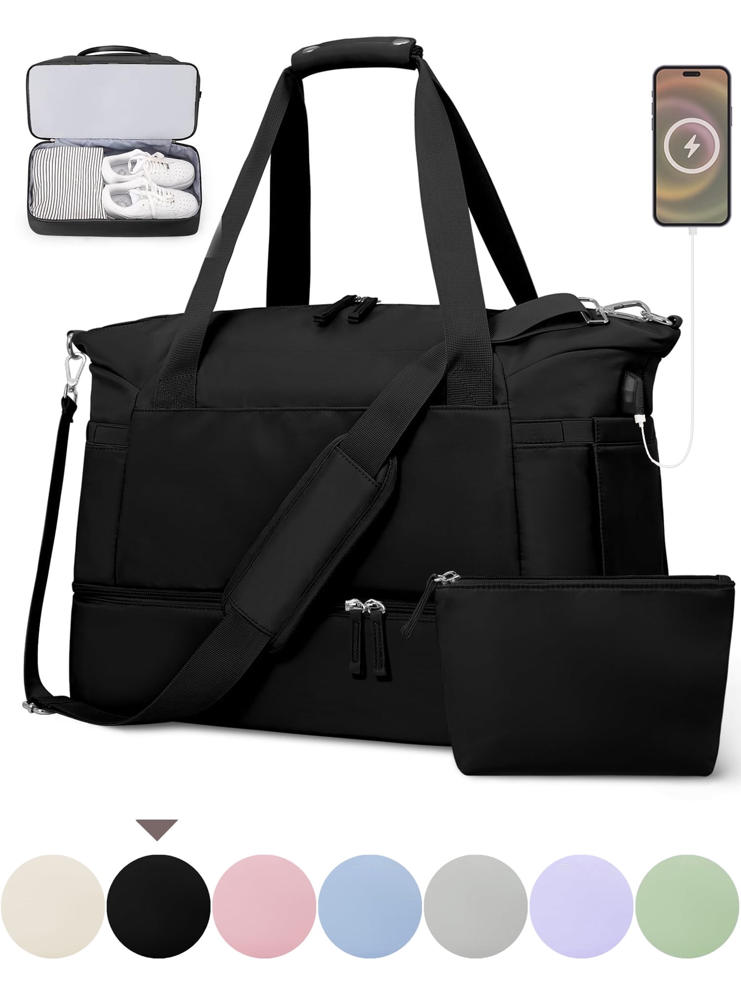 Dakimoe Travel Duffle Bag Set for Women, 2-Pack photo 2