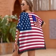 thumbnail image 4 of National Flag United States America USA Women's Swimsuit Coverup Summer Beach Cover Up Bathing Suit Dress, 4 of 6