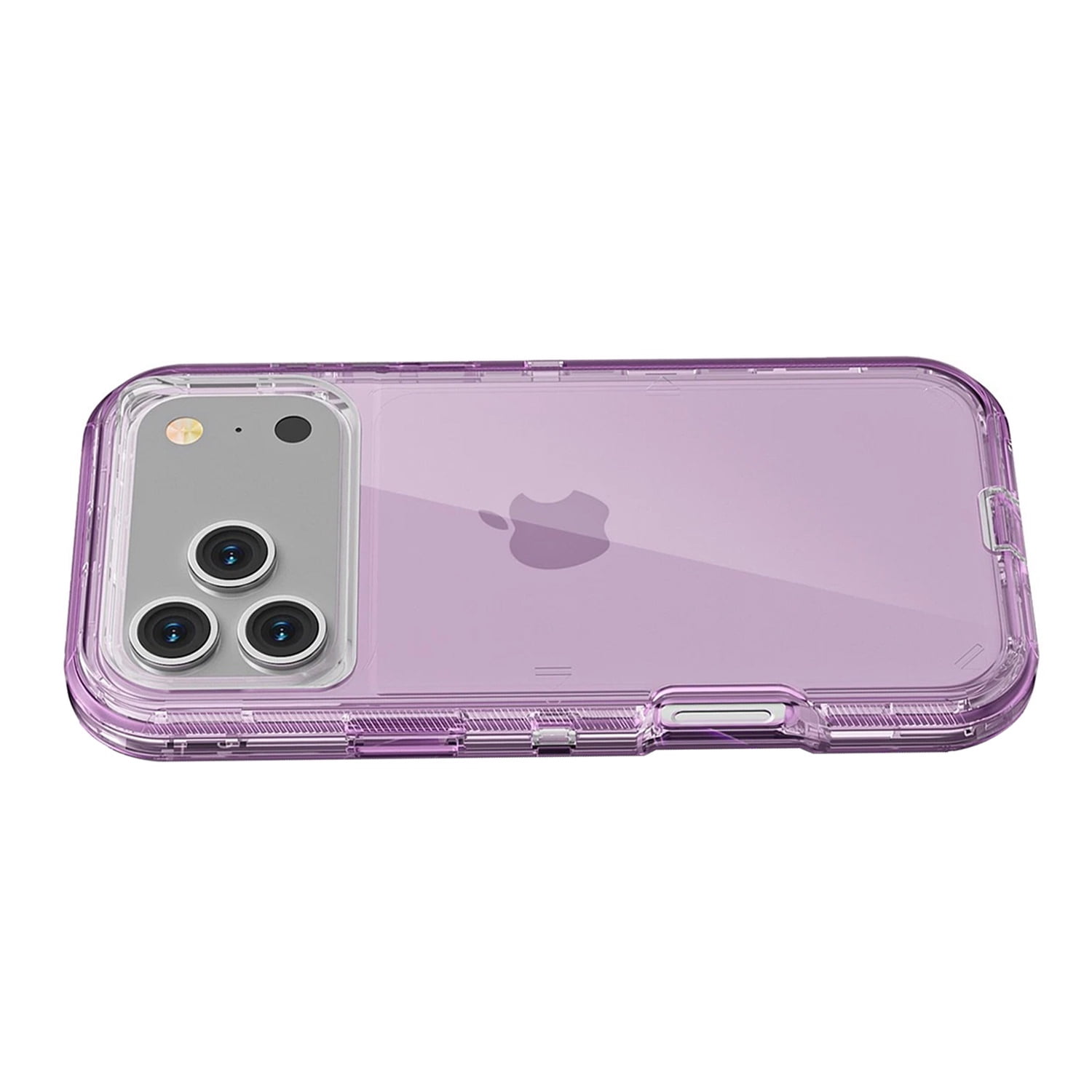 Strong Transparent Shockproof Case for iPhone 17 Pro Max - Pink