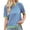 Green, variant on Womens Crew Neck Short Sleeve T Shirts Horizontal Striped Tee Soft Comfort Lightweight Breathable Classic Stylish Tops