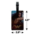 thumbnail image 5 of Wonder Woman Movie Battle Rectangle Leather Luggage Card Suitcase Carry-On ID Tag, 5 of 5