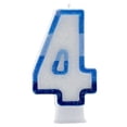 thumbnail image 1 of Apac Bougies Pailletées Numéro 4 (Lot de 6), 1 of 2